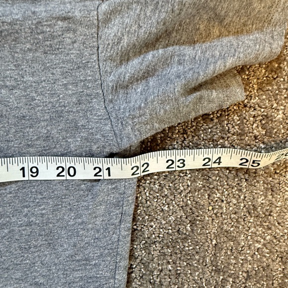 Aerie Crazy in Love Distressed Oversized Tee Gray Small - Picture 8 of 10